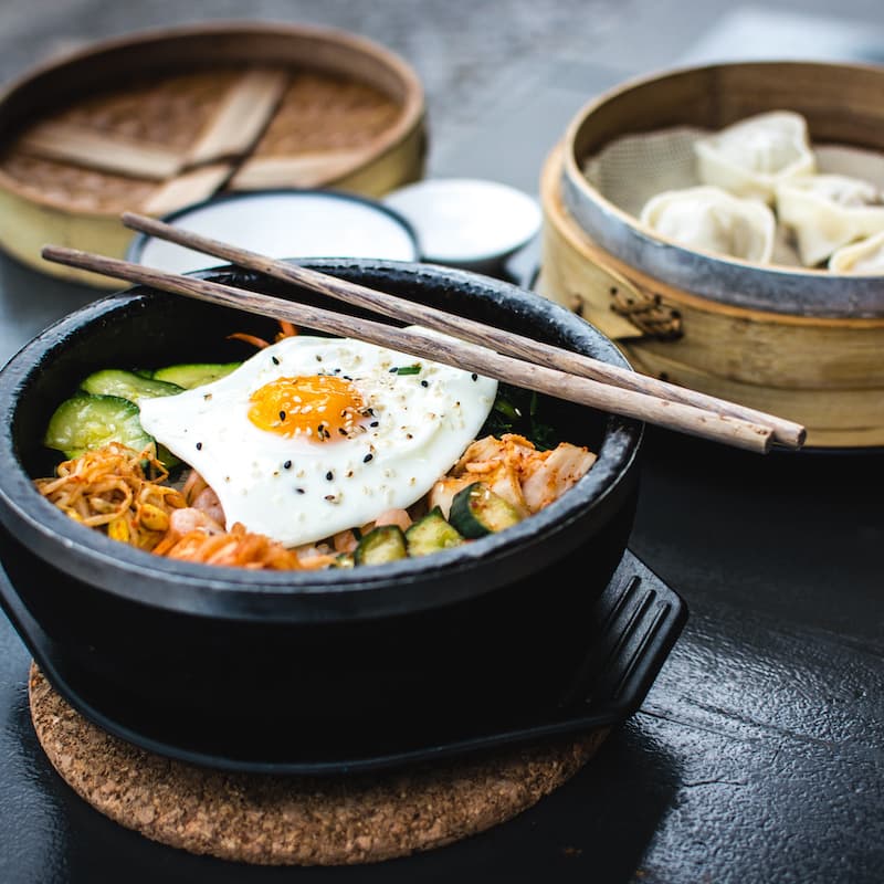 Bowl of delicous food